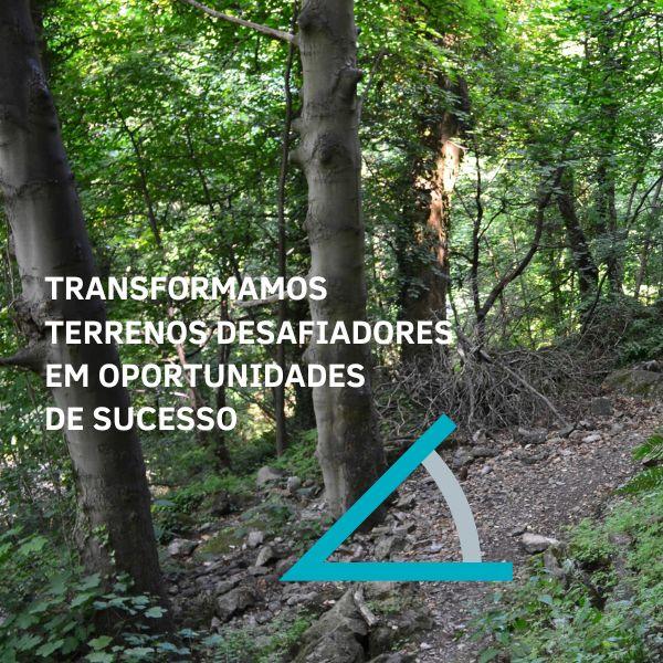 Transformamos terrenos desafiadores em oportunidades de sucesso