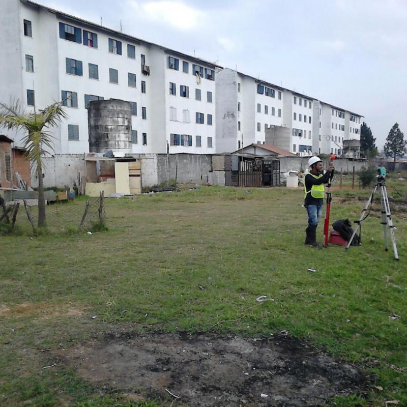 Medição de terreno